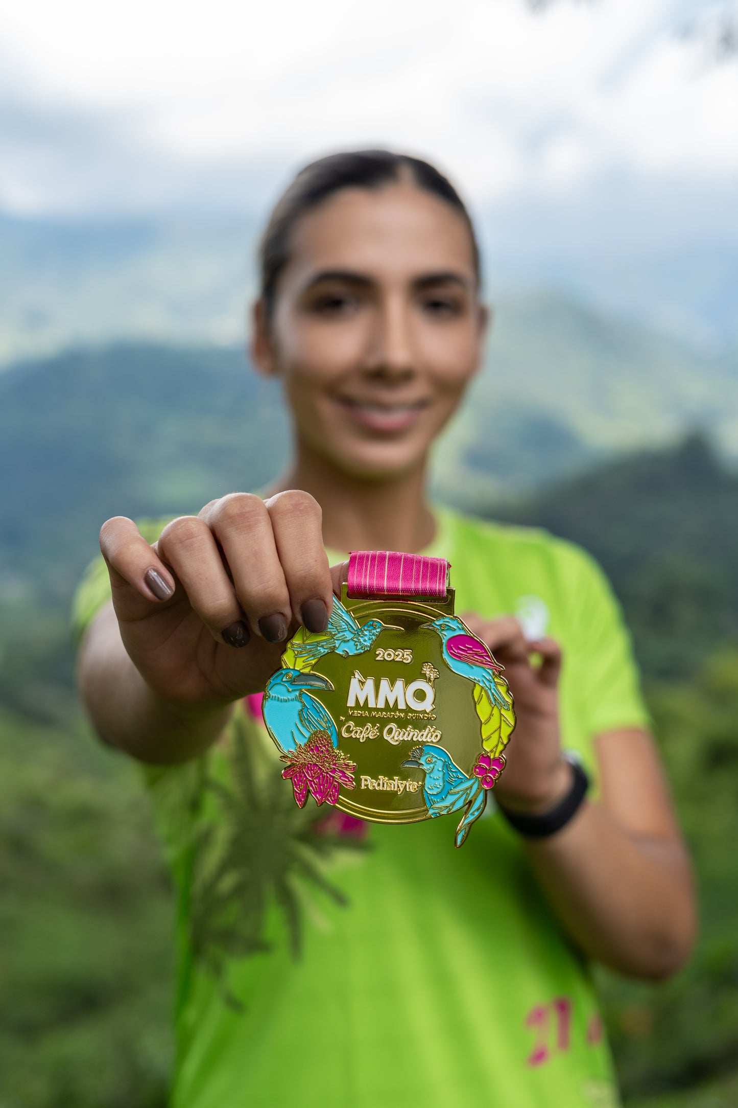 MEDALLA MEDIA MARATÓN QUINDÍO 2025