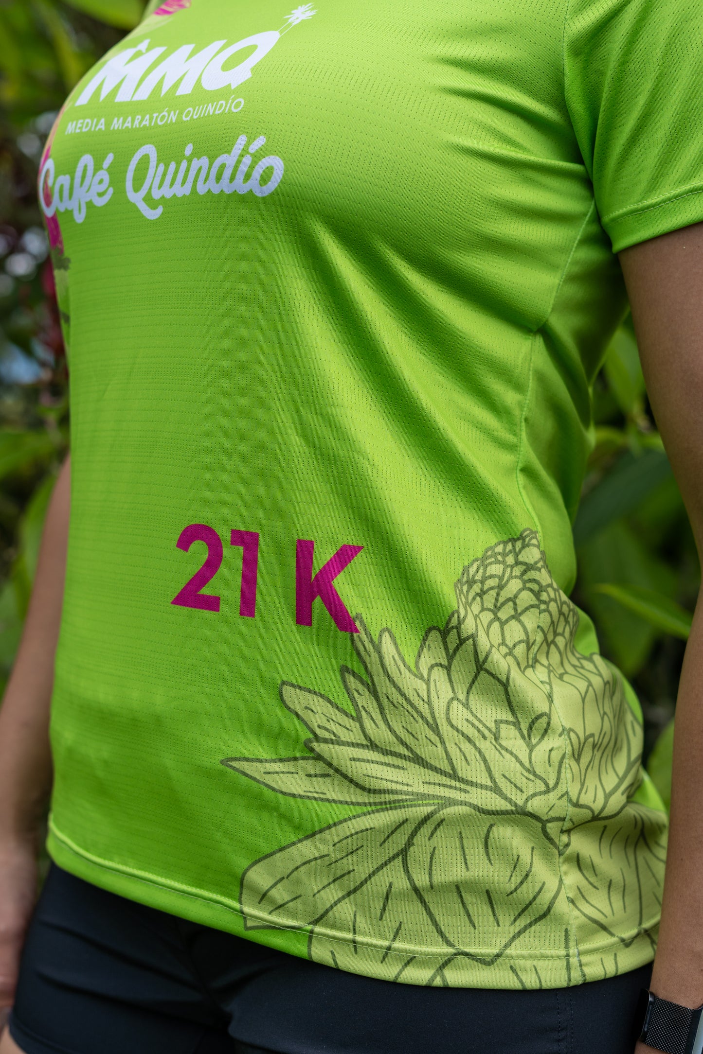 CAMISETA MANGA CORTA MUJER 21K 2025