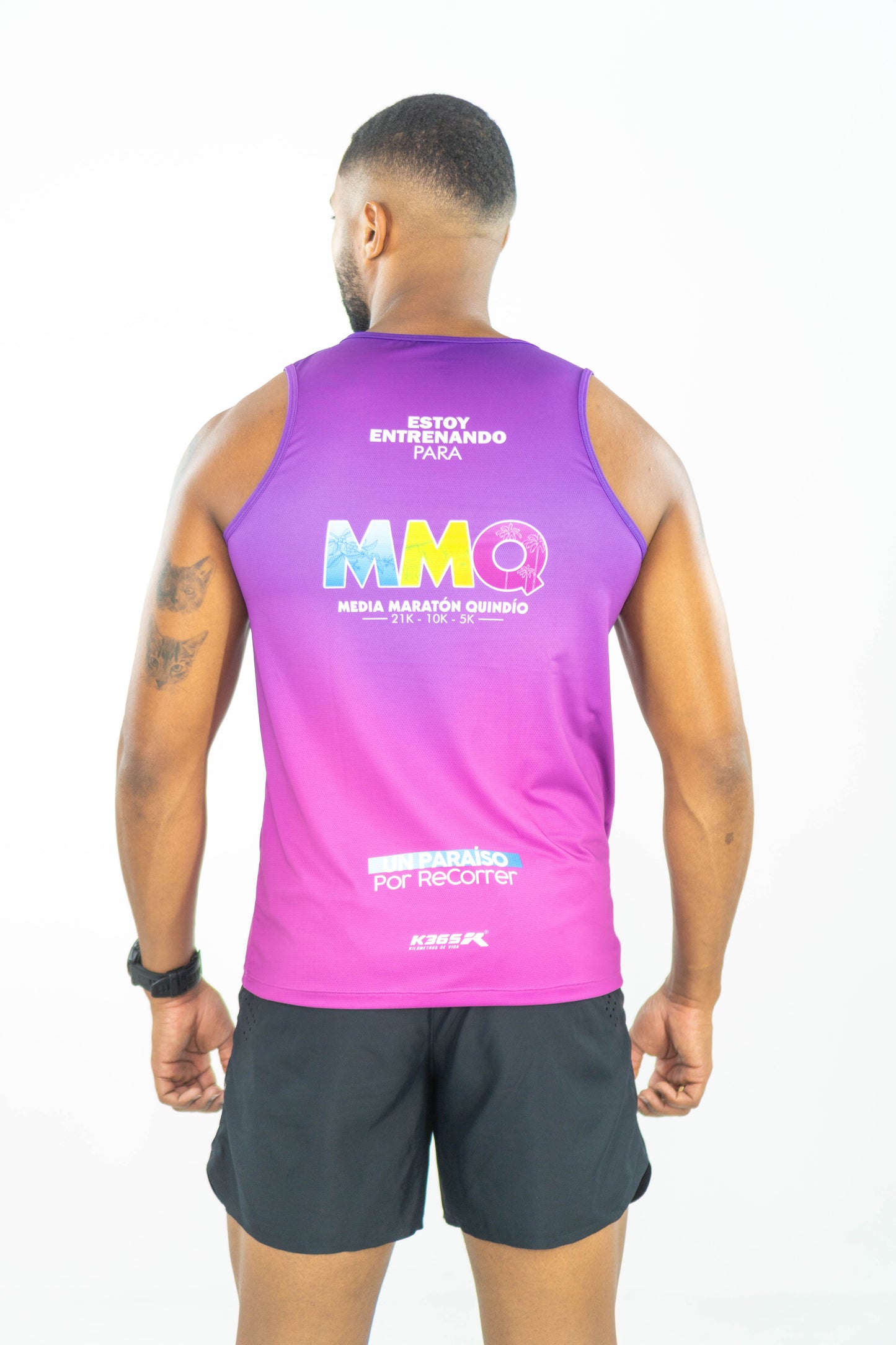 CAMISETA ESQUELETO HOMBRE MORADA