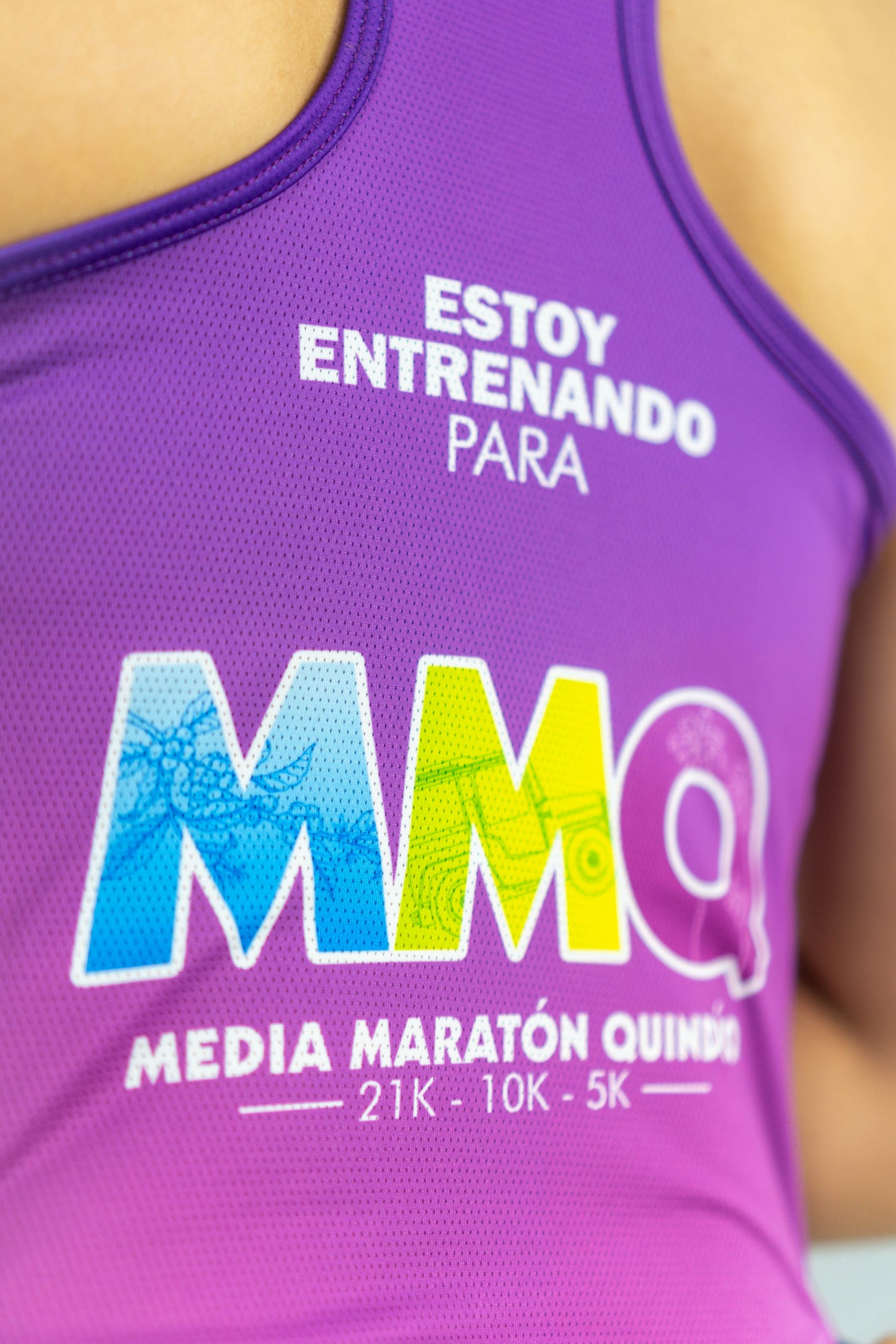 CAMISETA ESQUELETO MUJER MORADA