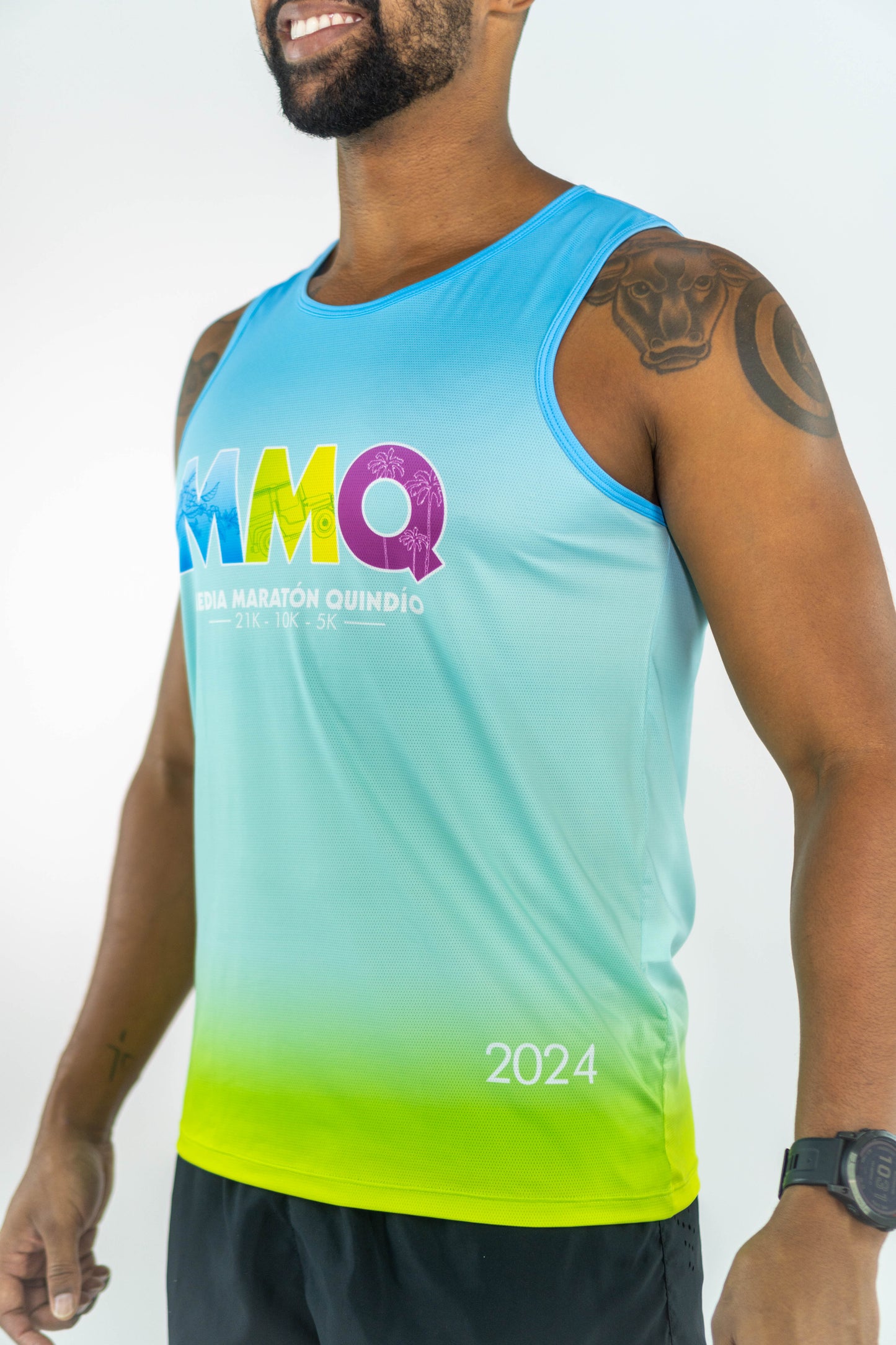 CAMISETA ESQUELETO HOMBRE VERDE