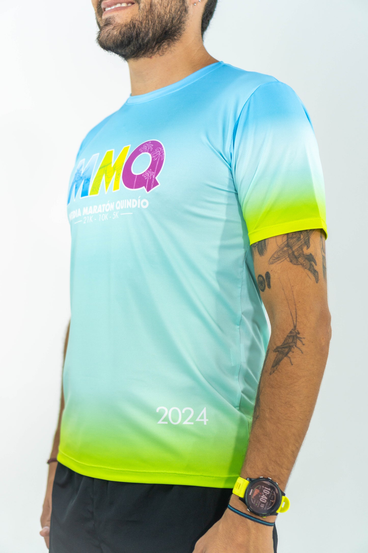 CAMISETA MANGA CORTA HOMBRE VERDE