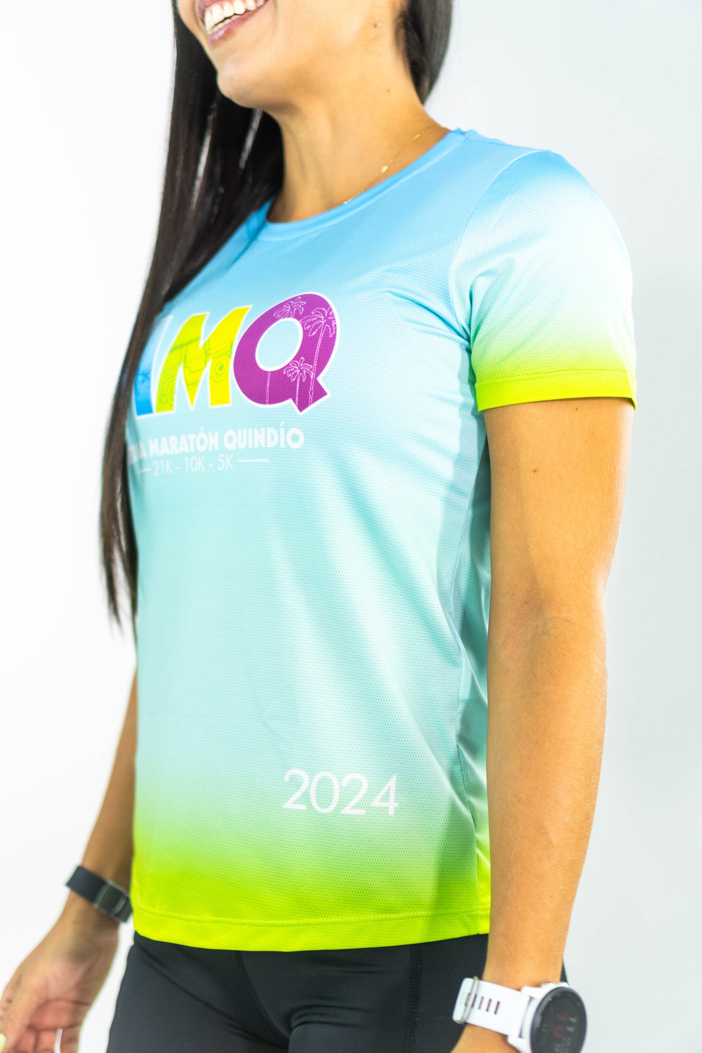 CAMISETA MANGA CORTA MUJER VERDE