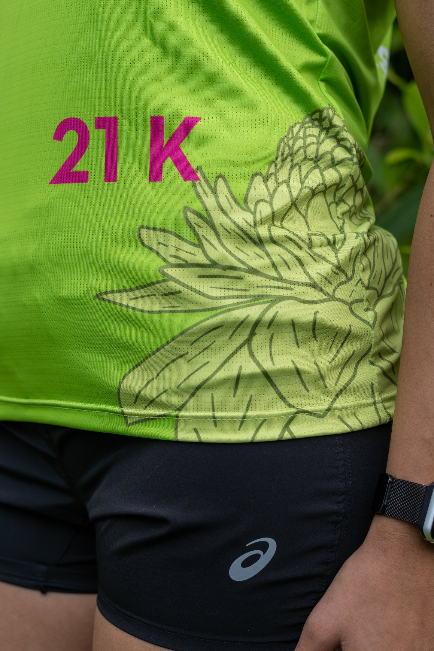 CAMISETA MANGA CORTA MUJER 21K 2025