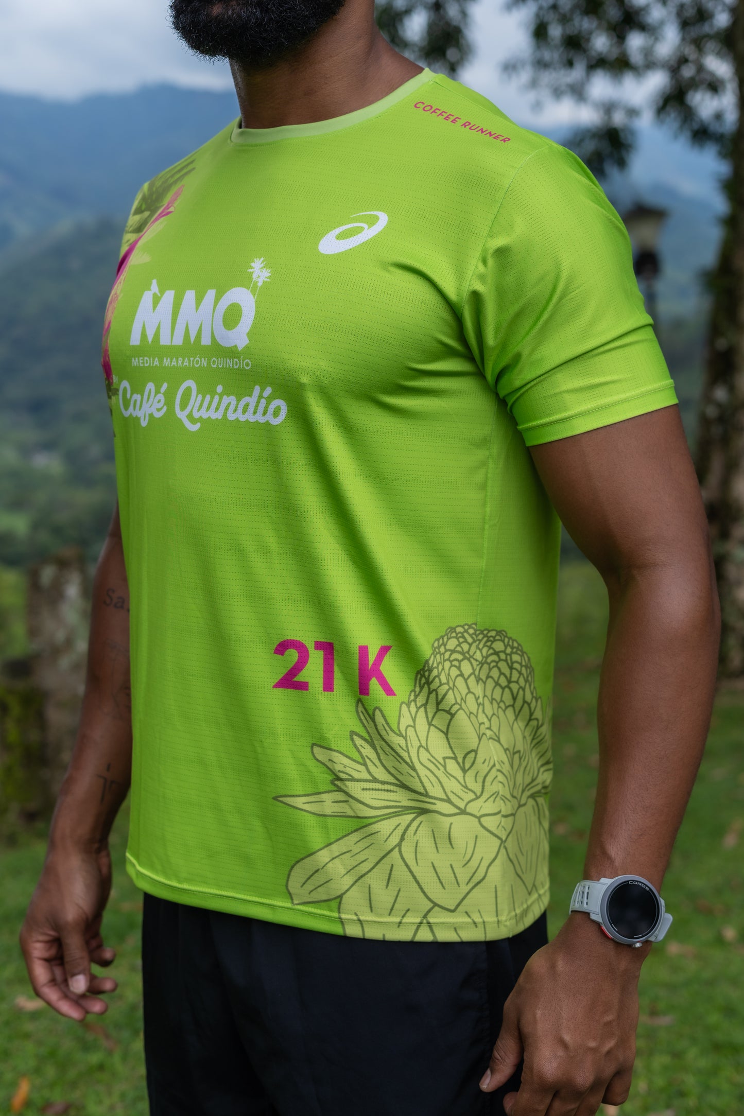 CAMISETA MANGA CORTA HOMBRE 21K 2025