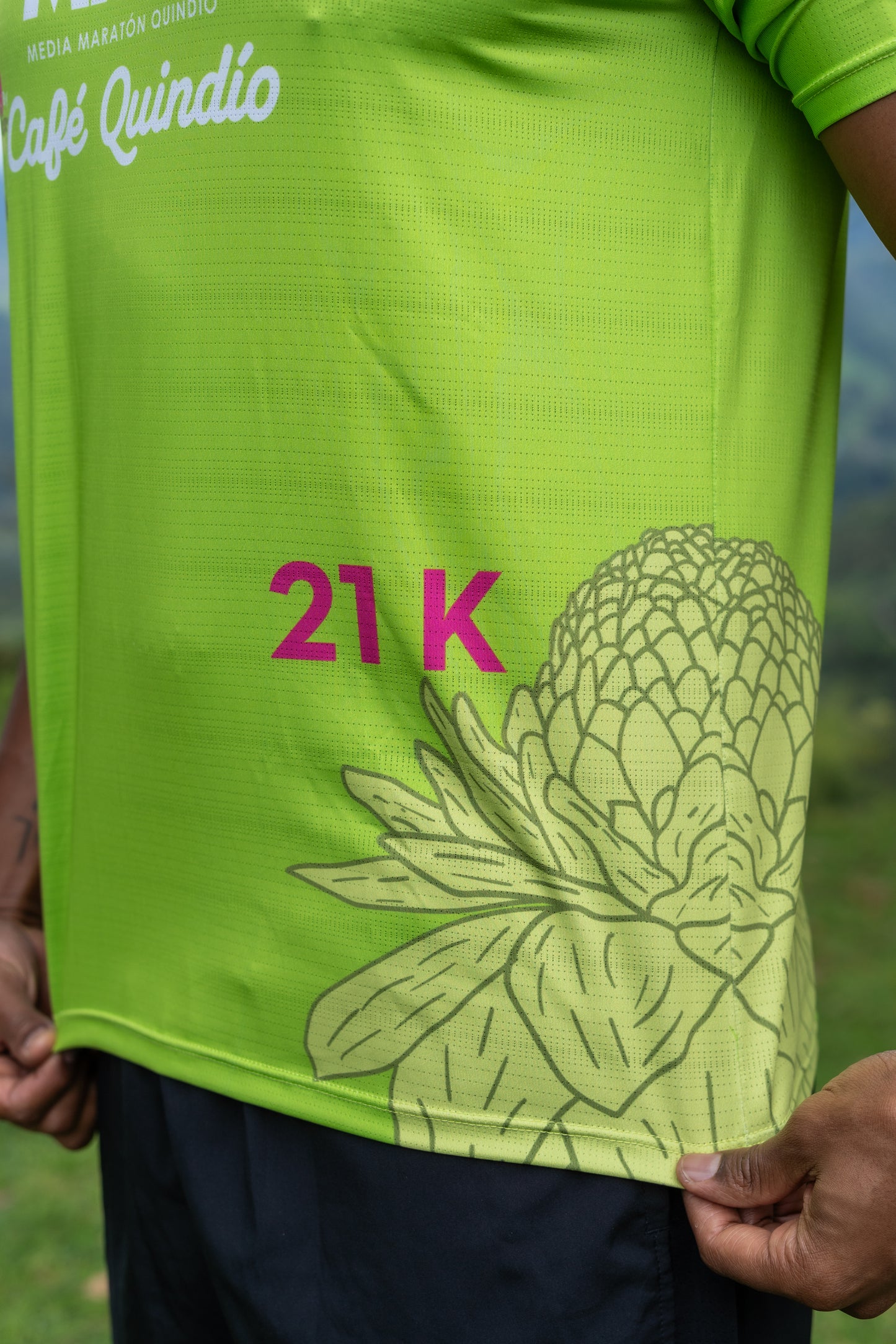 CAMISETA MANGA CORTA HOMBRE 21K 2025
