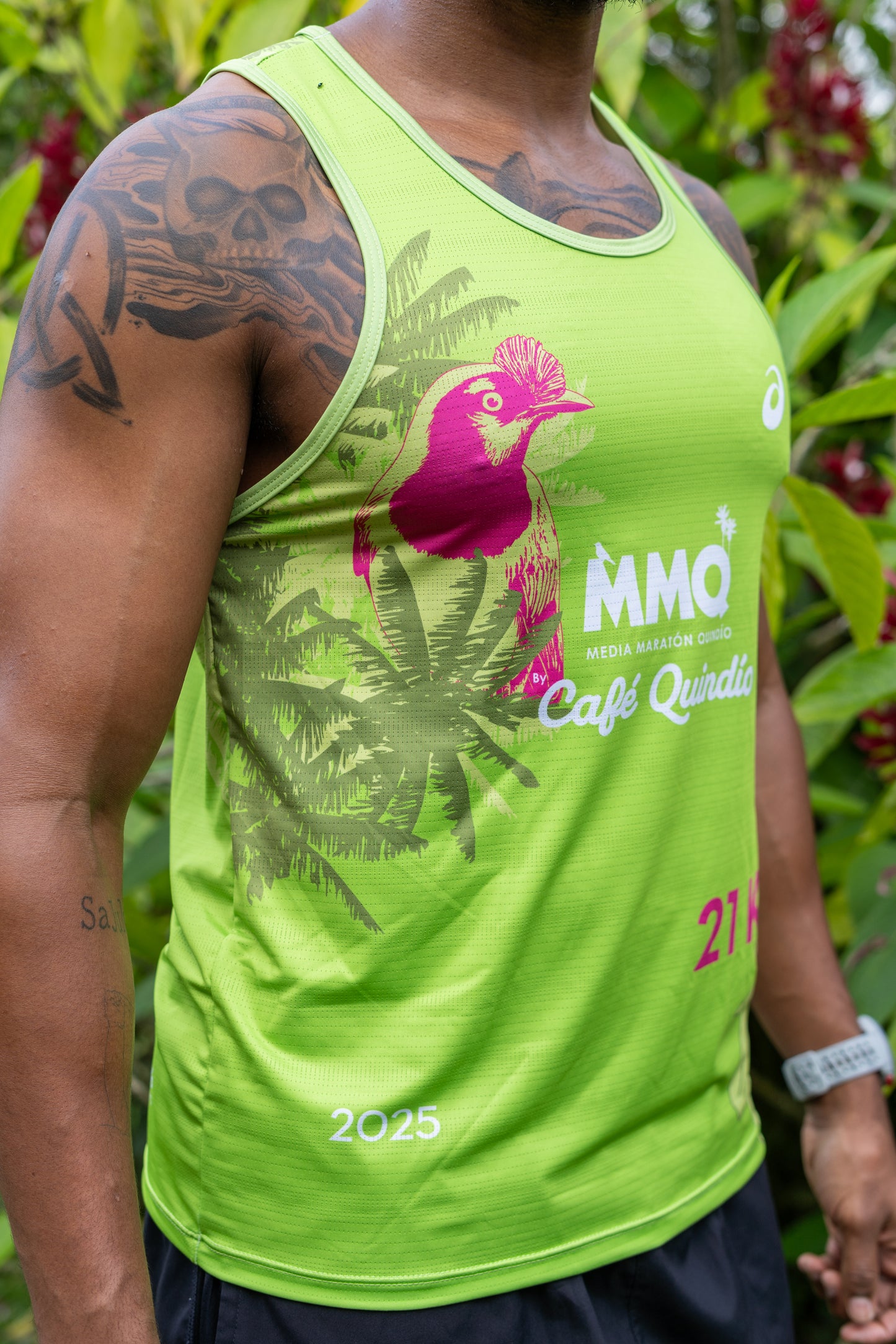 CAMISETA ESQUELETO HOMBRE 21K 2025