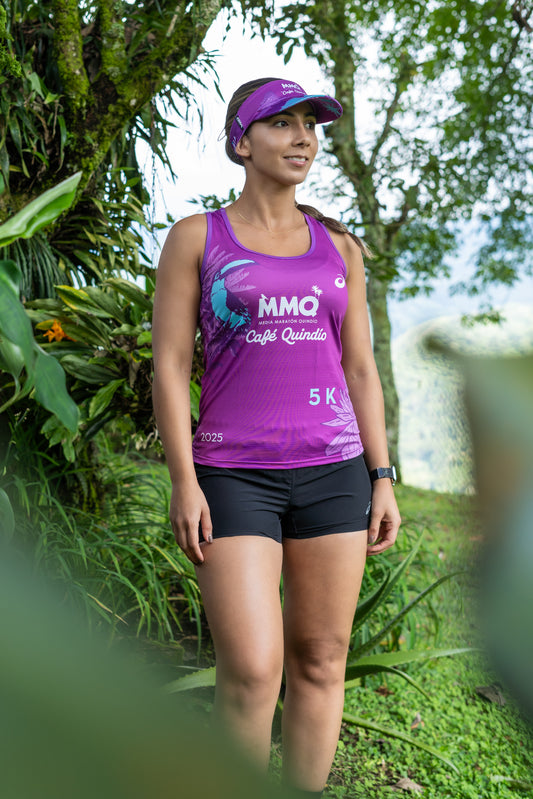 CAMISETA ESQUELETO MUJER 5K 2025