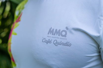 CAMISETA HOMBRE BLANCO VERDE 2025