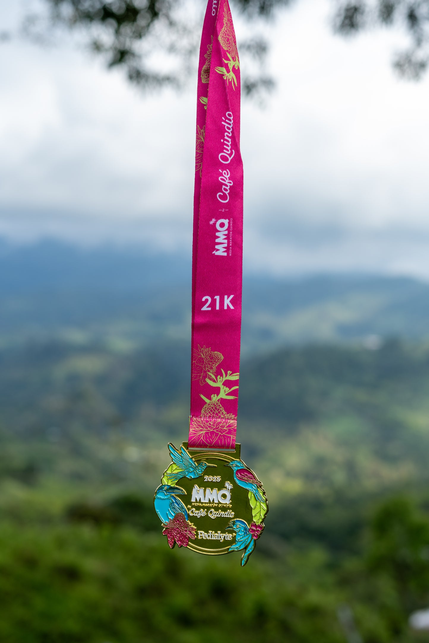 MEDALLA MEDIA MARATÓN QUINDÍO 2025