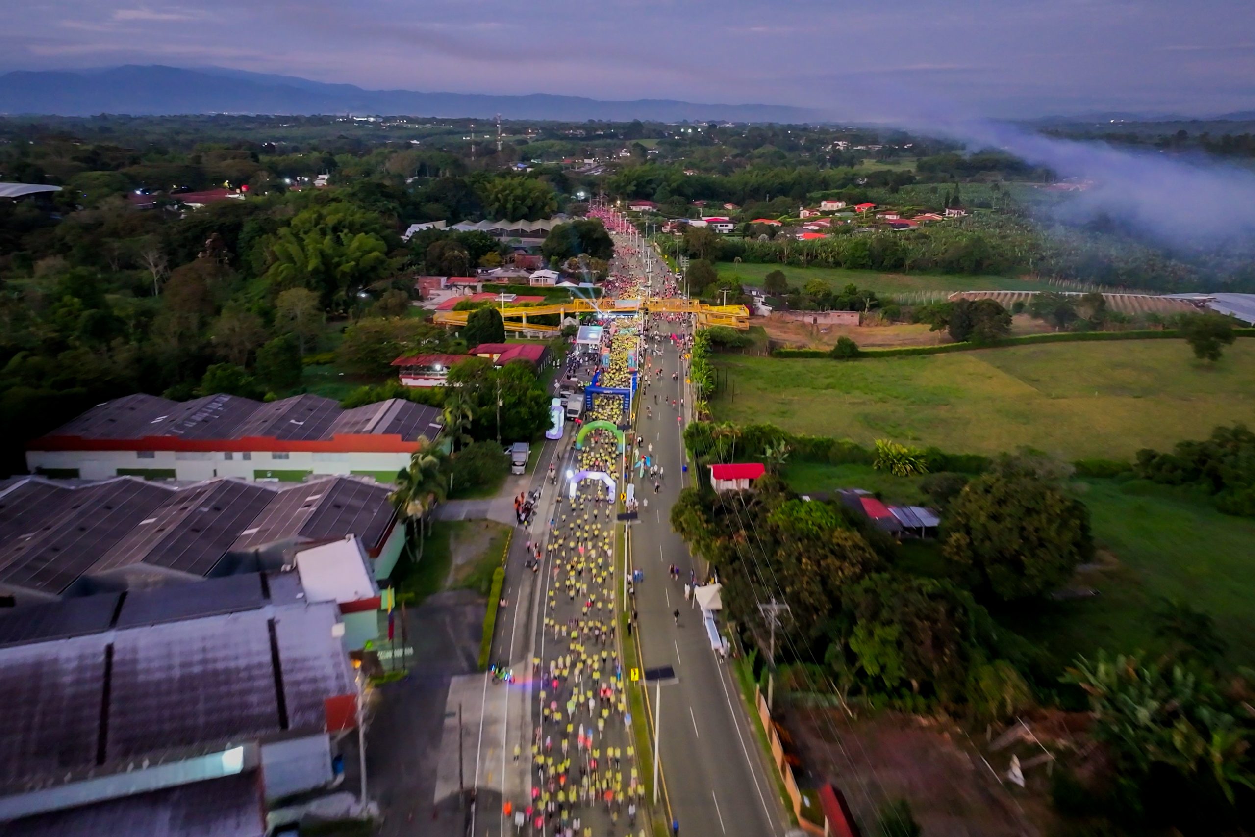 Momento de la Media Maratón Quindío