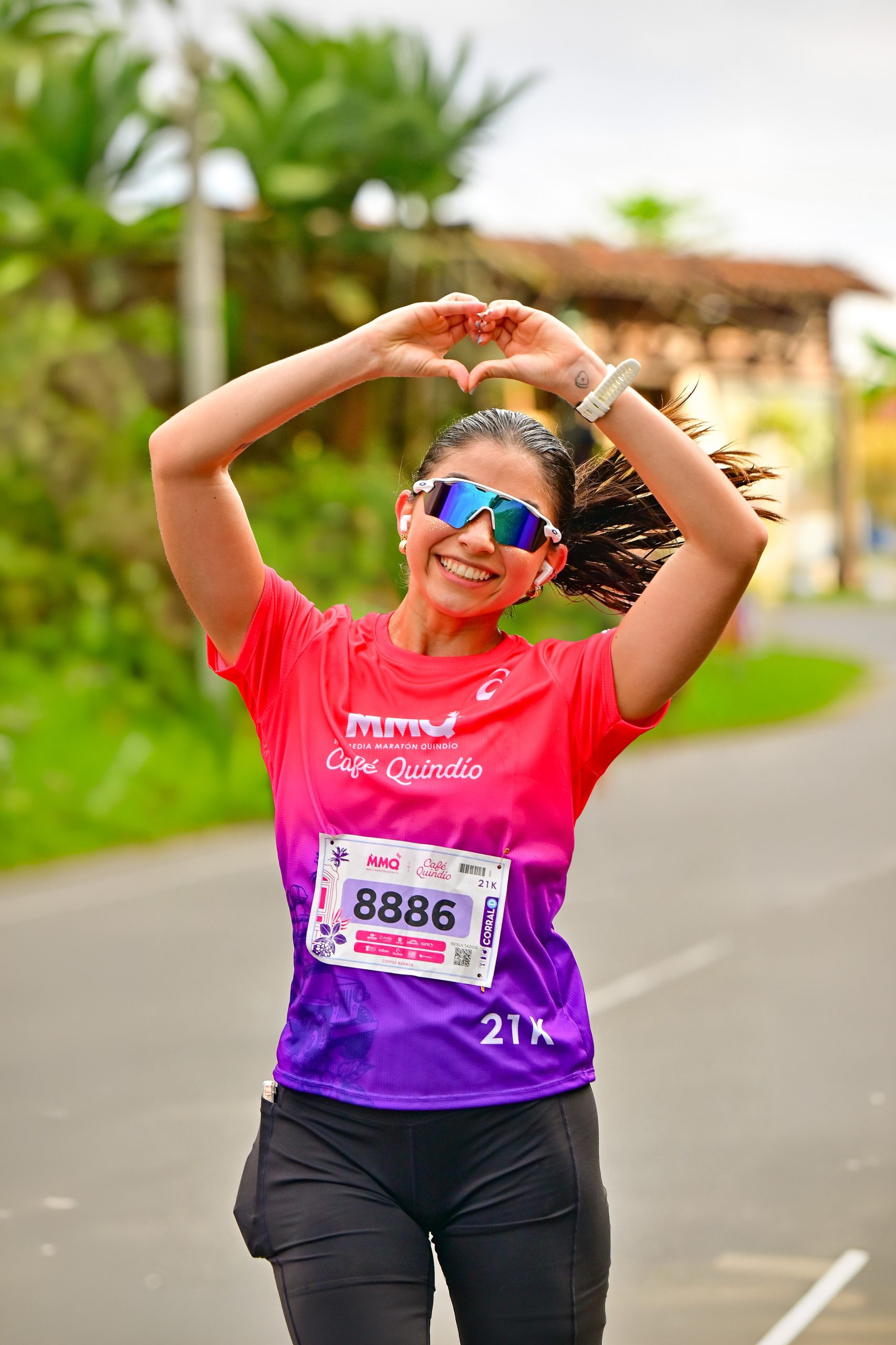 Momento de la Media Maratón Quindío