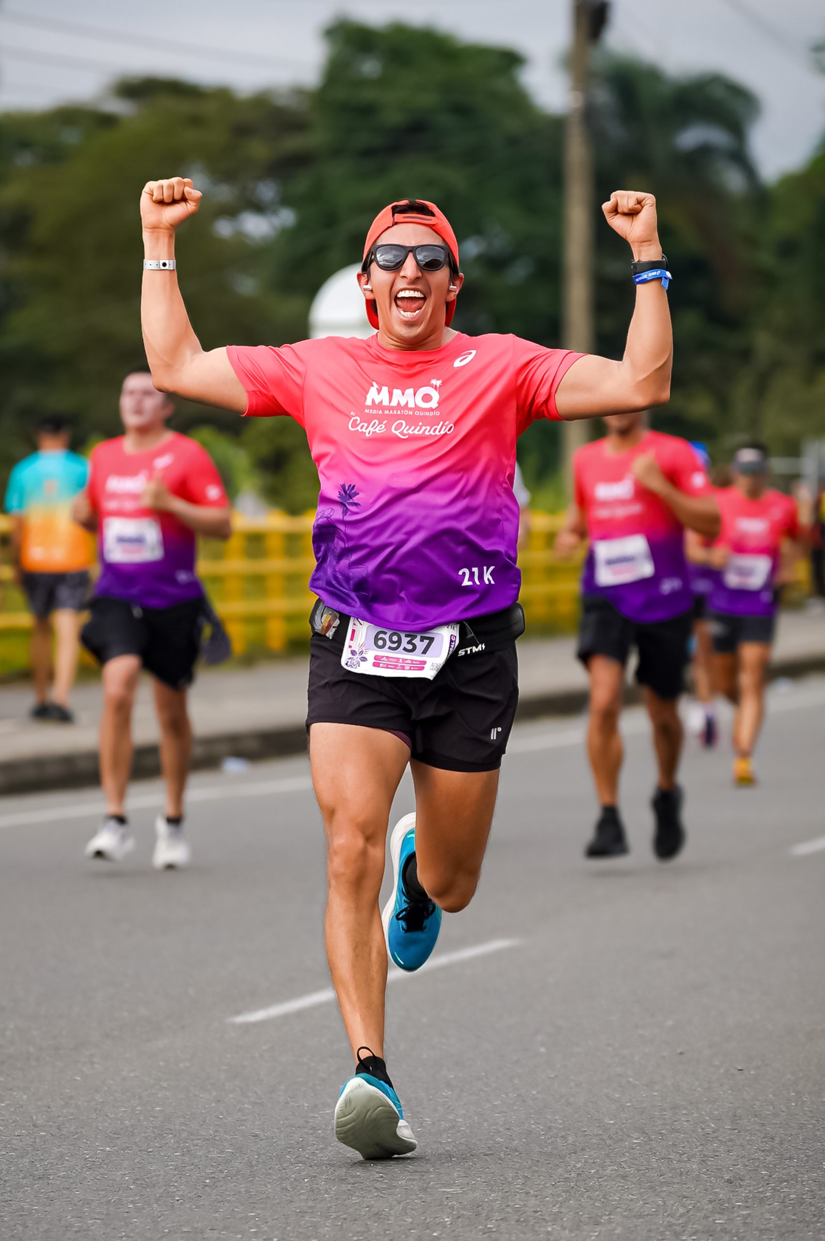 Corredores de la Media Maratón Quindío en una edición anterior