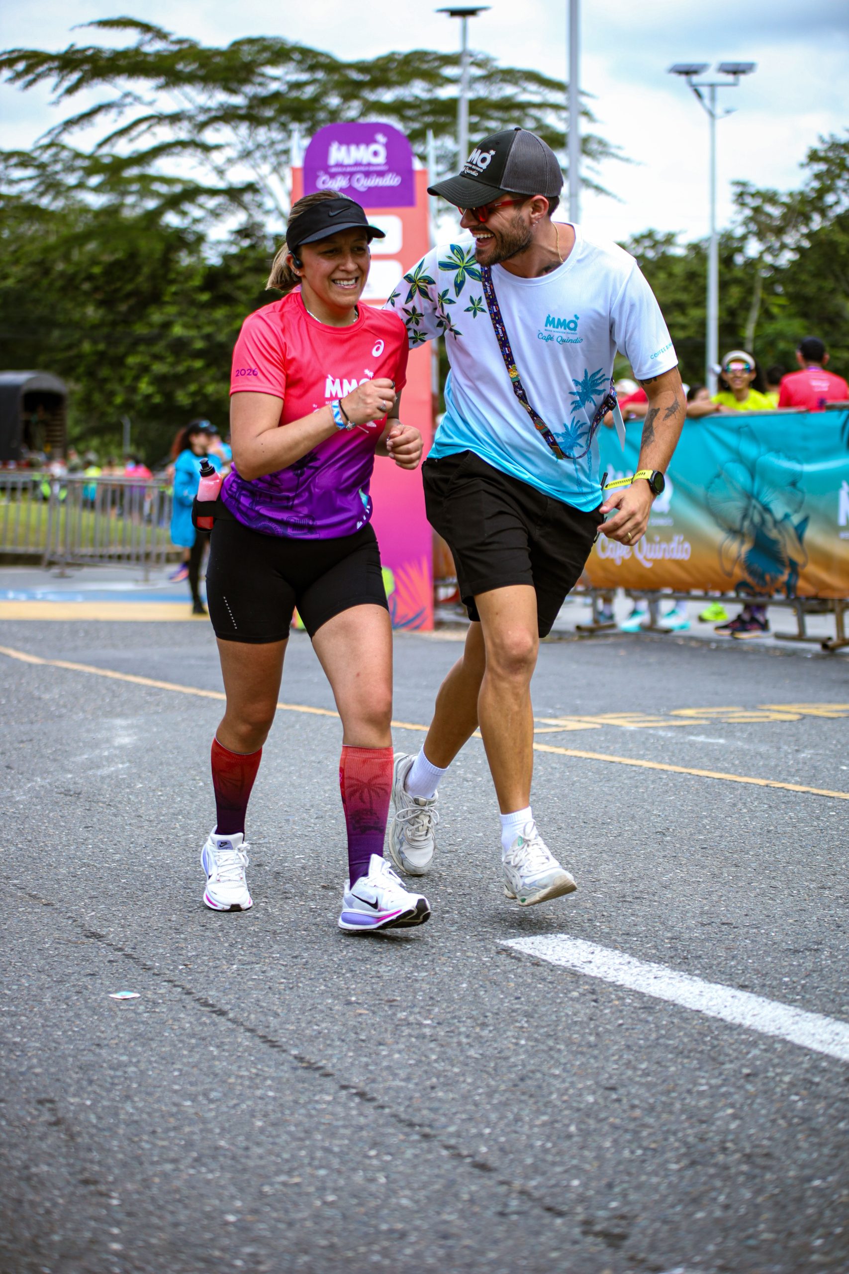 Momento de la Media Maratón Quindío