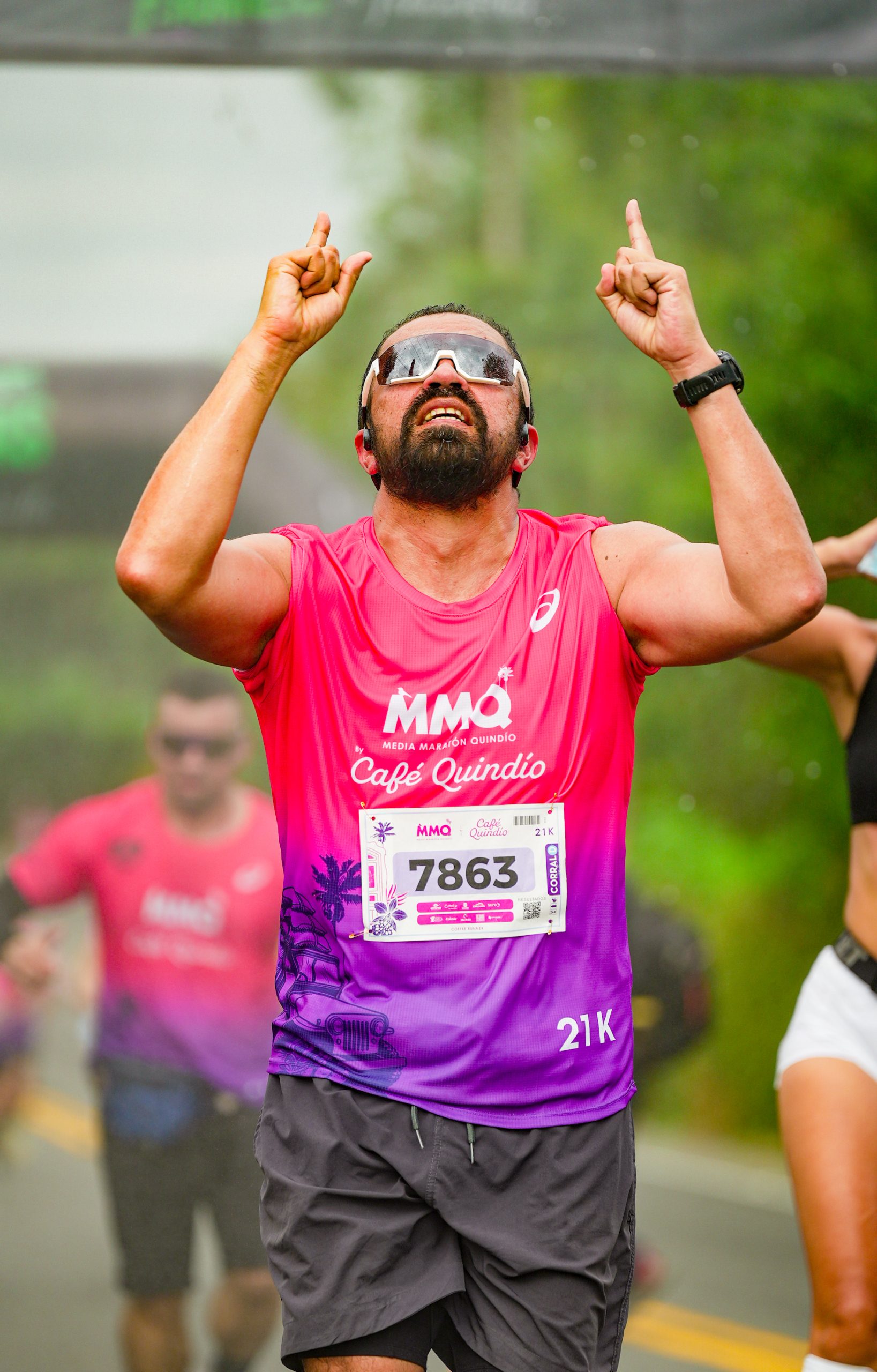 Corredores de la Media Maratón Quindío en una edición anterior