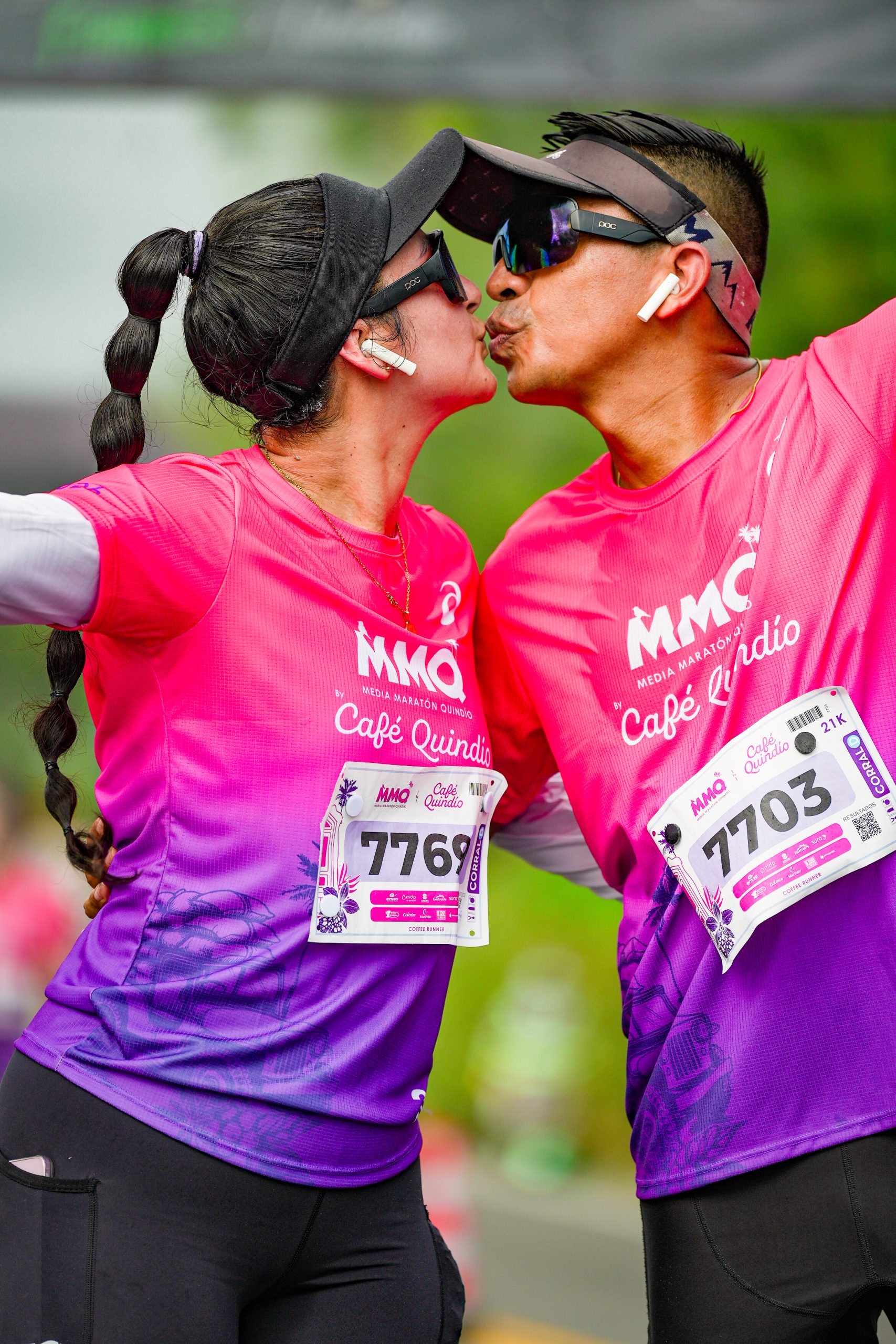 Momento de la Media Maratón Quindío
