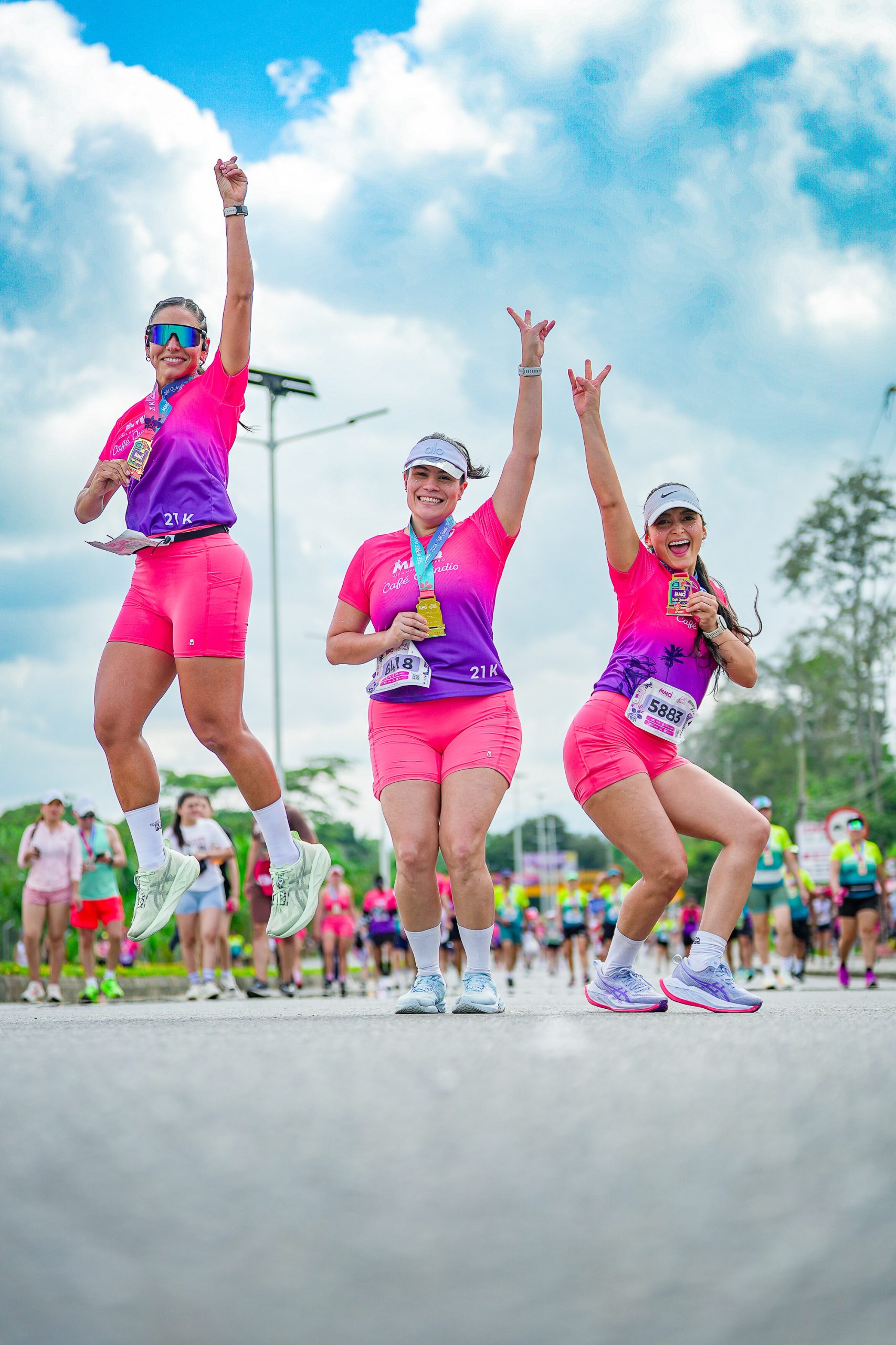 Corredores de la Media Maratón Quindío en una edición anterior