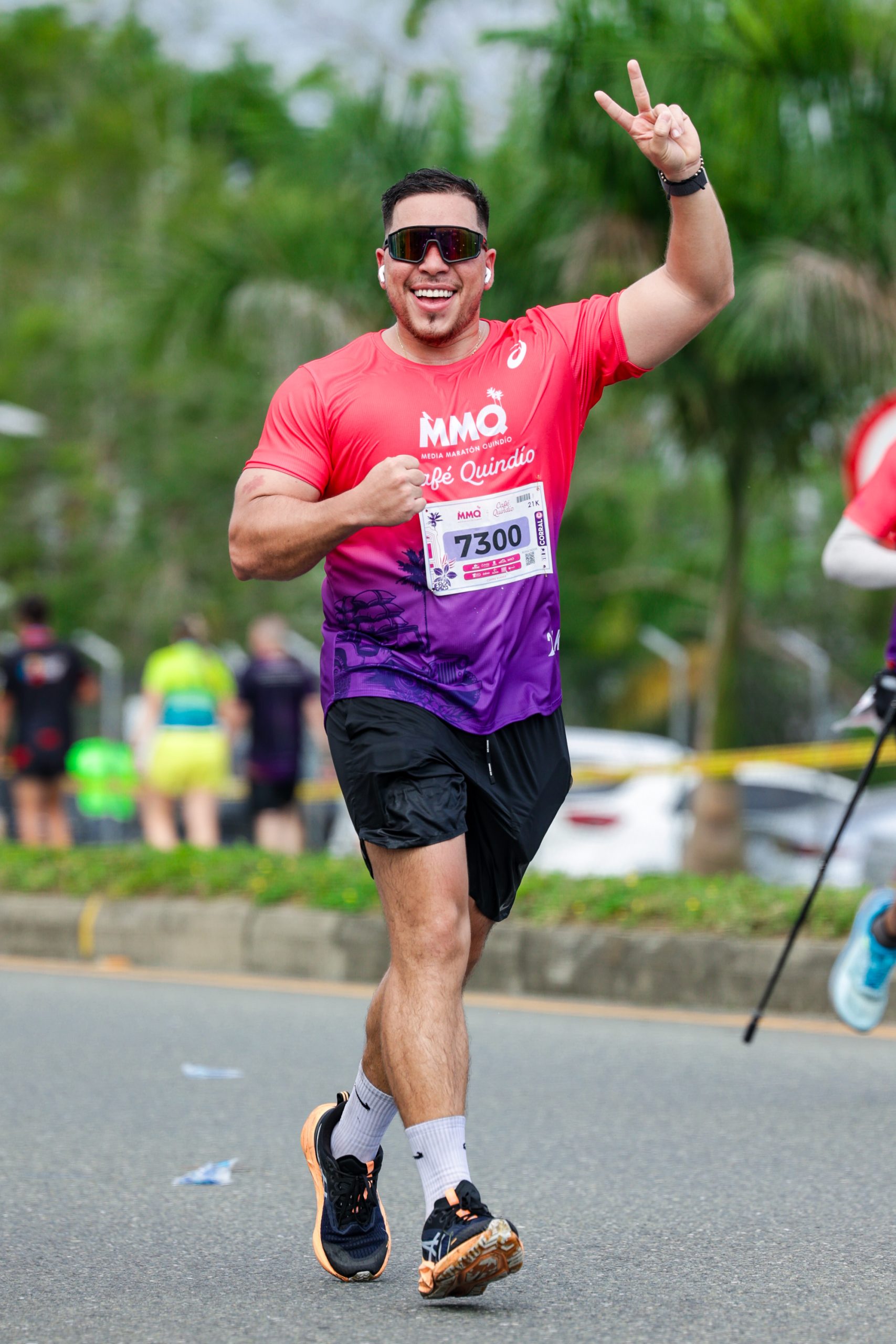 Corredores en la Media Maratón Quindío